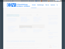 Tablet Screenshot of edv-kircher.de